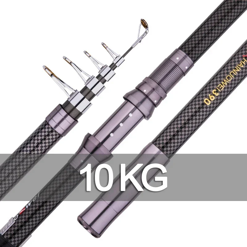 Fishing Rod Surf - New Telescopic Portable Rotary fishing 2.4M,2.7M,3.6M,3.9M,4.5M