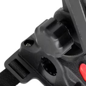 Fishing Rod Holder - Black 360 Degree Rotating Tie On