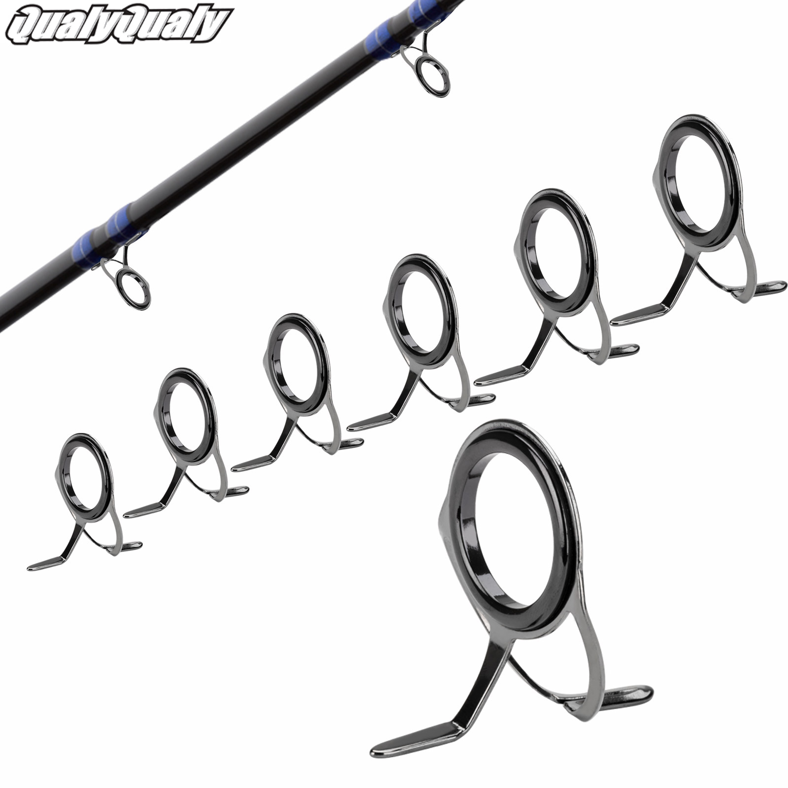 7pcs Fishing Rod Guides Repair - Fishing Rod Casting recension och pris