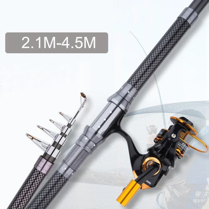 New Telescopic Portable Rotary - Fishing Rod Surf recension och pris