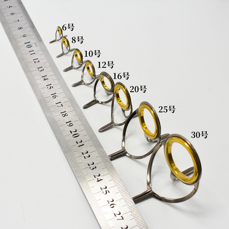 8Pcs Fishing Tackle Stainless  - Fishing Rod Guide Replacement recension och pris