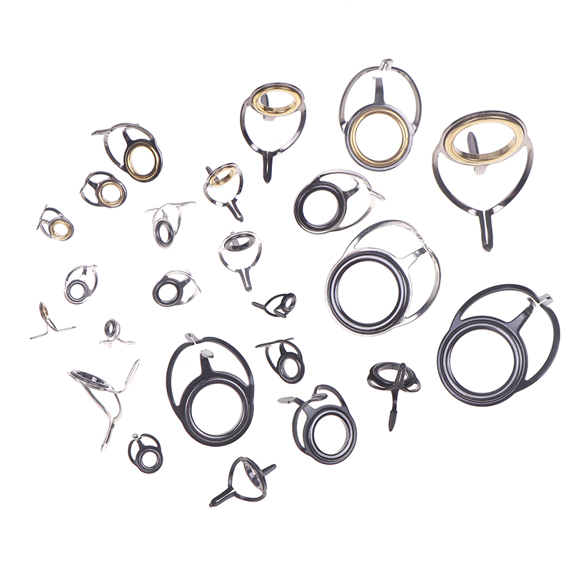 8Pcs Fishing Tackle Stainless  - Fishing Rod Guide Replacement recension och pris