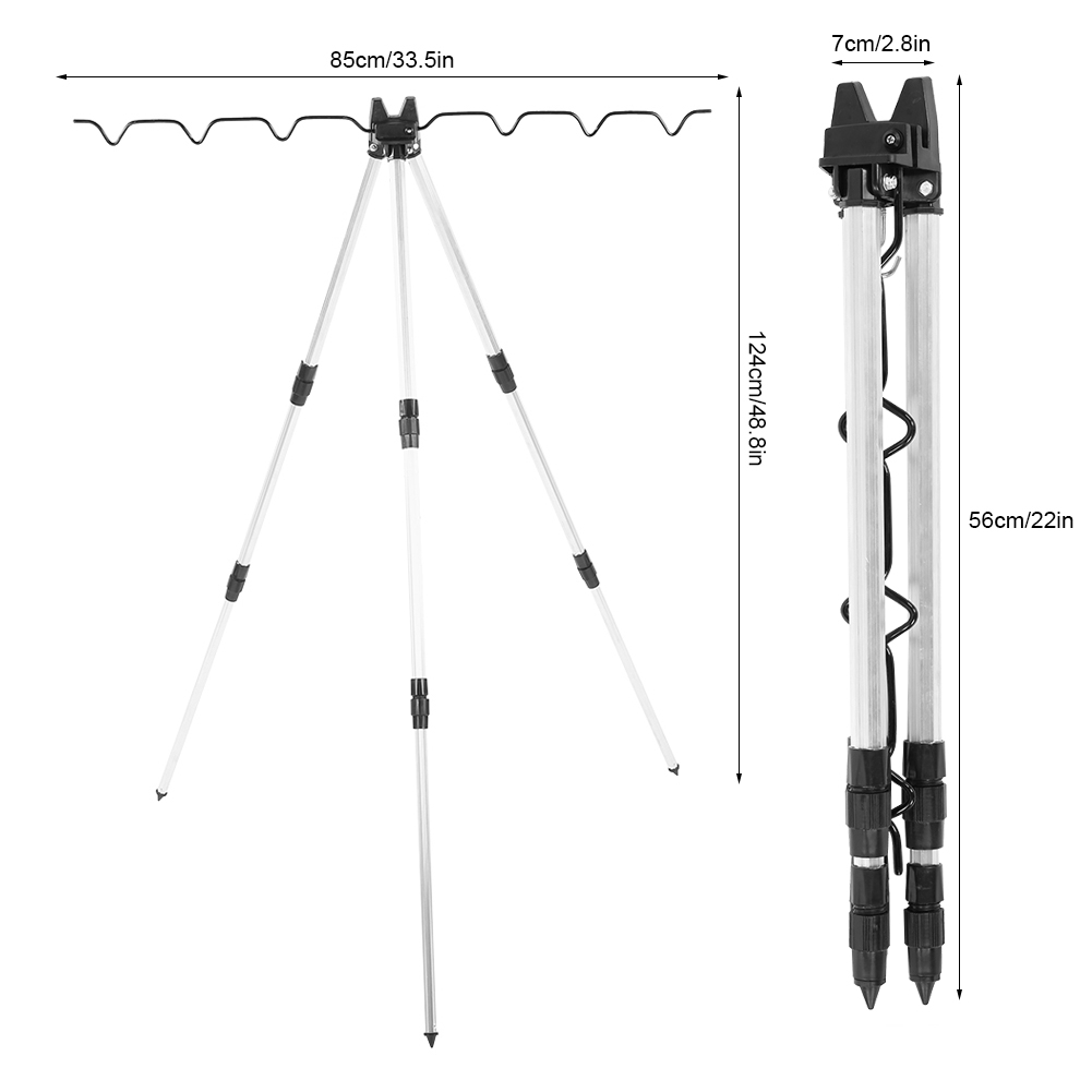 Fishing Pole Tripod Holders Mu - Fishing Rod Casting recension och pris