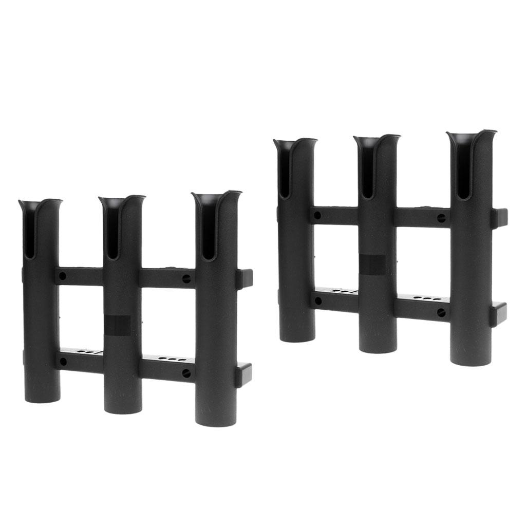 Black PP Fishing Rod Holder Ra - Fishing Rod Boat recension och pris
