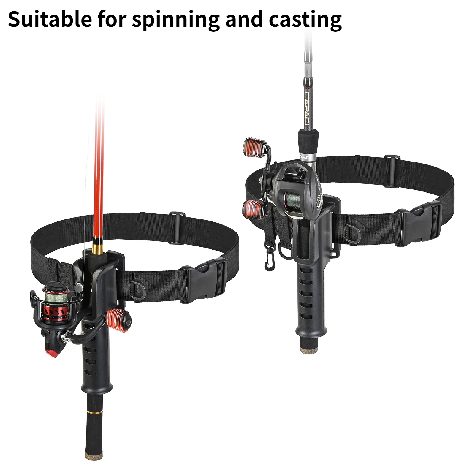 Hanging Fishing Waist Belt Rod - Fishing Rod Spinning recension och pris