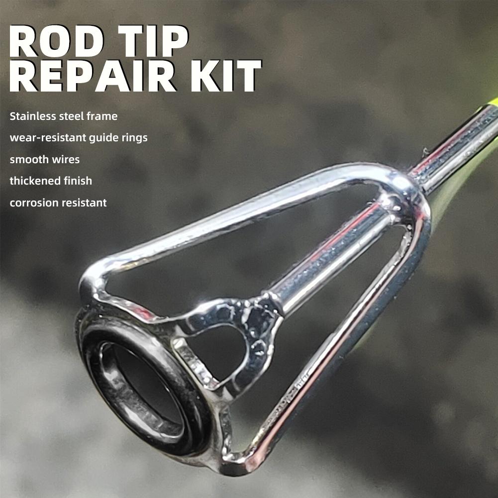 Rod Tip Repair Kit 10pcs Fishi - Fishing Rod Tip Replacement recension och pris
