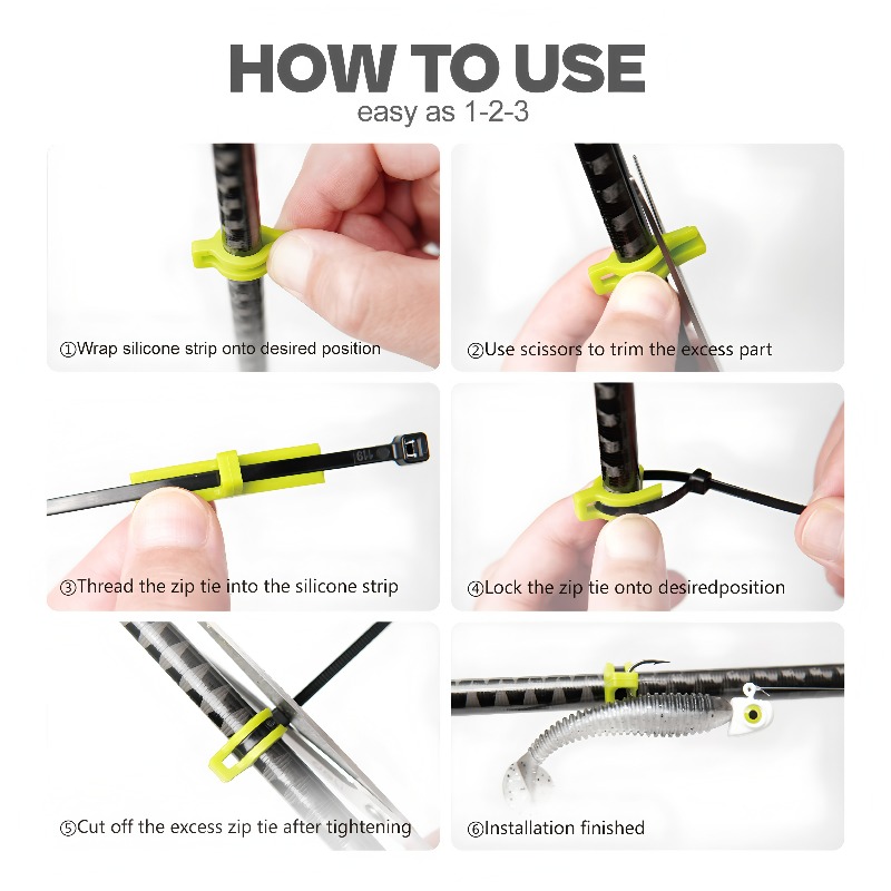 Silicone Lure Hanger Hook​ – U - Fishing Rod Combo recension och pris