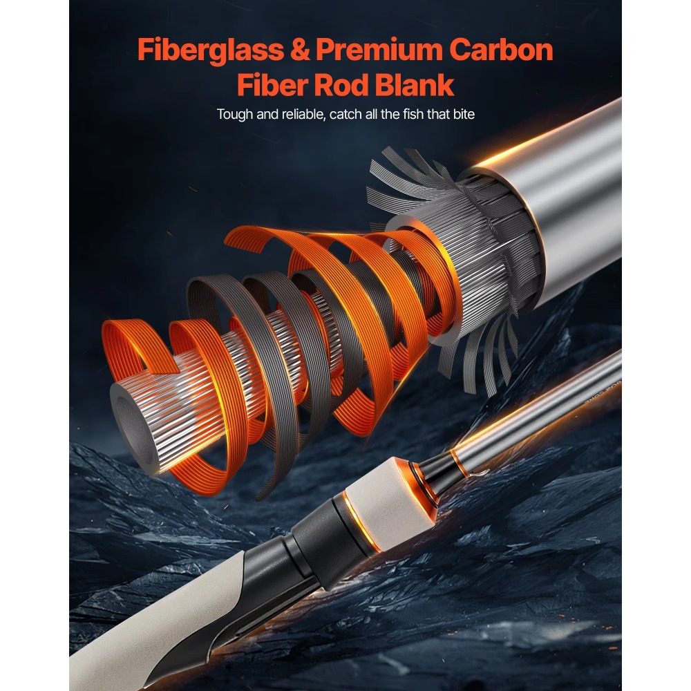 Carbon Fiber Bass Fishing Pole - Fishing Rod Carbon Fiber recension och pris