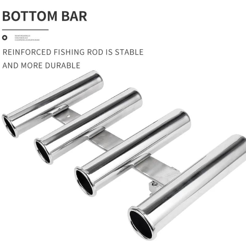Stainless Steel 4 Tubes Rod Ho - Fishing Rod Boat recension och pris