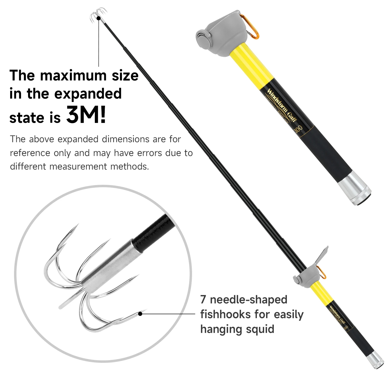 SANLIKE 7-claw Stainless Steel - Fishing Rod Carbon Fiber recension och pris