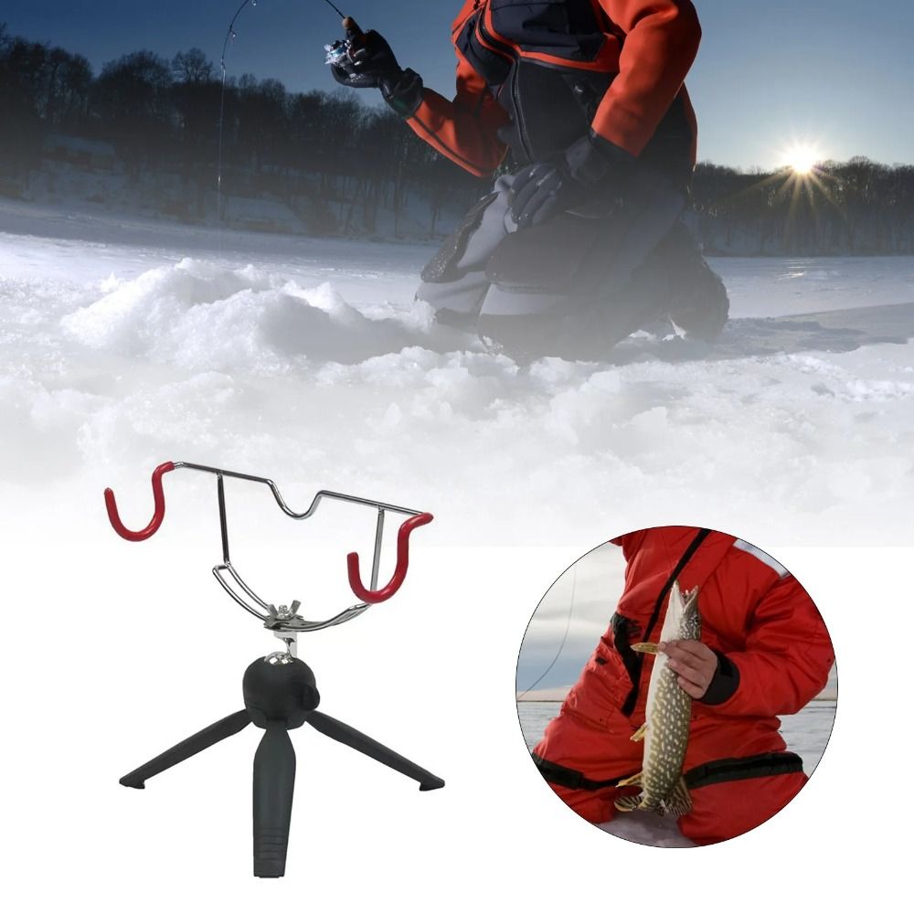 360° Adjustable Ice Fishing Ro - Fishing Rod Rack recension och pris
