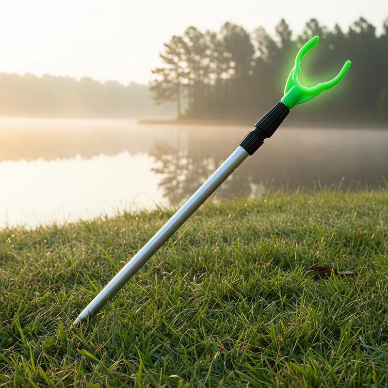 Retractable Aluminum Alloy Fis - Fishing Rod Rack recension och pris