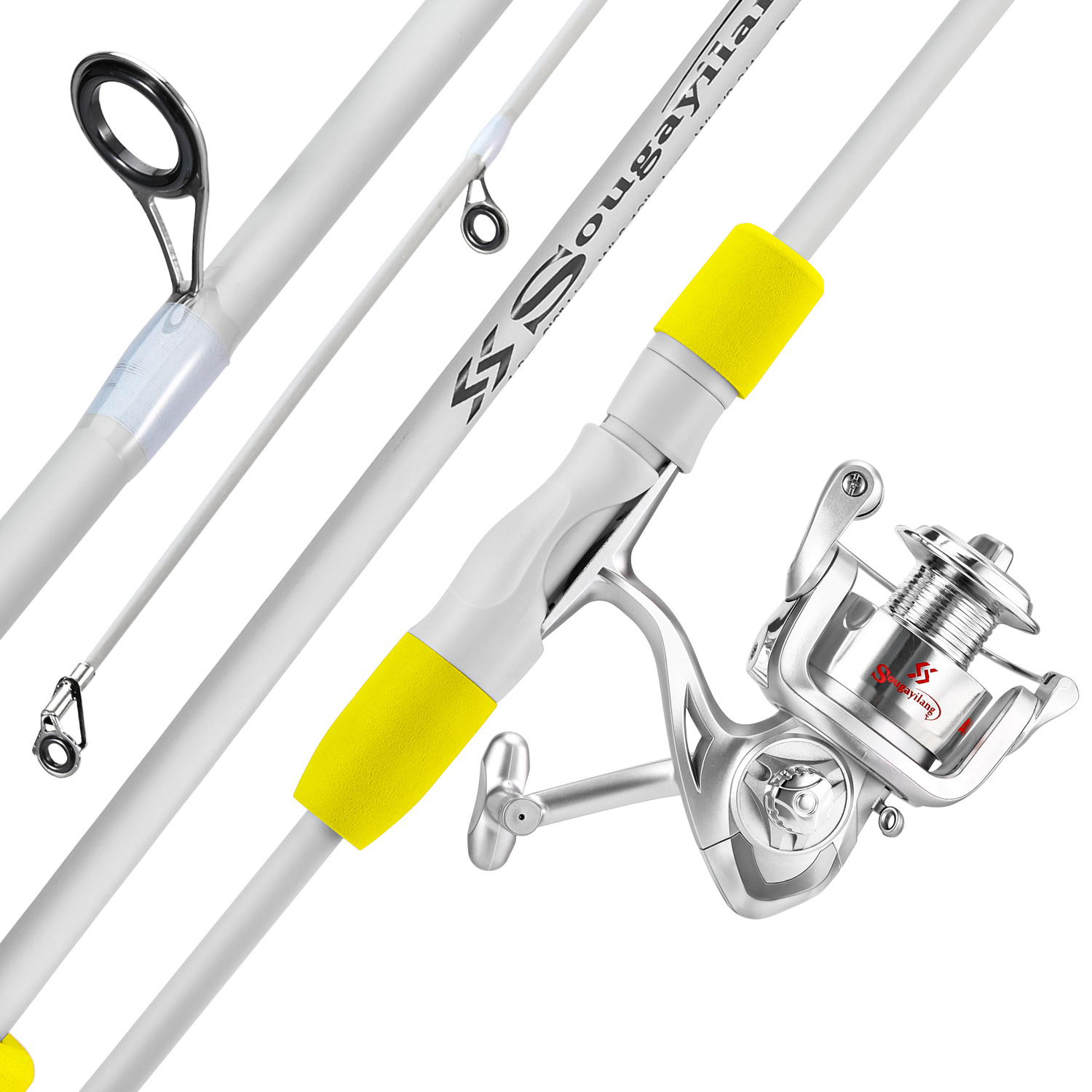 Sougayilang 2section Spinning  - Fishing Rod Carbon Fiber recension och pris