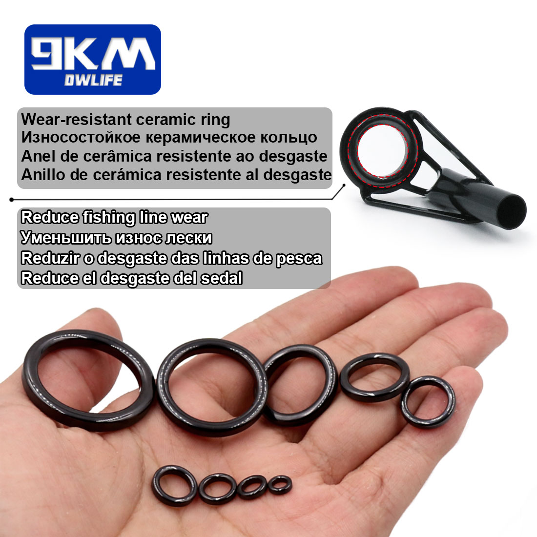 5Pcs Fishing Rod Tip Guides Re - Fishing Rod Tip Replacement recension och pris