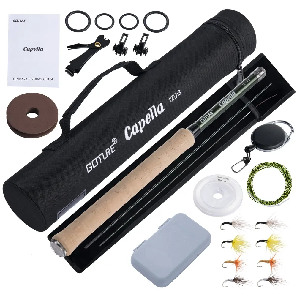 Goture 12FT Classical Tenkara  - Fishing Rod Carbon Fiber recension och pris